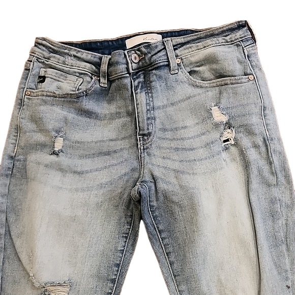 Kancan Kaleigh Mid Rise Ankle Skinny Jeans Medium Wash - Picture 3 of 15